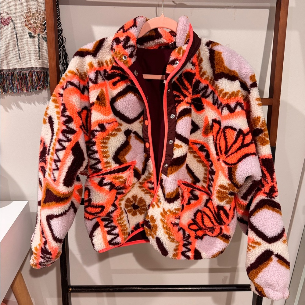 Free People Hit The Slopes Fleece Jacket